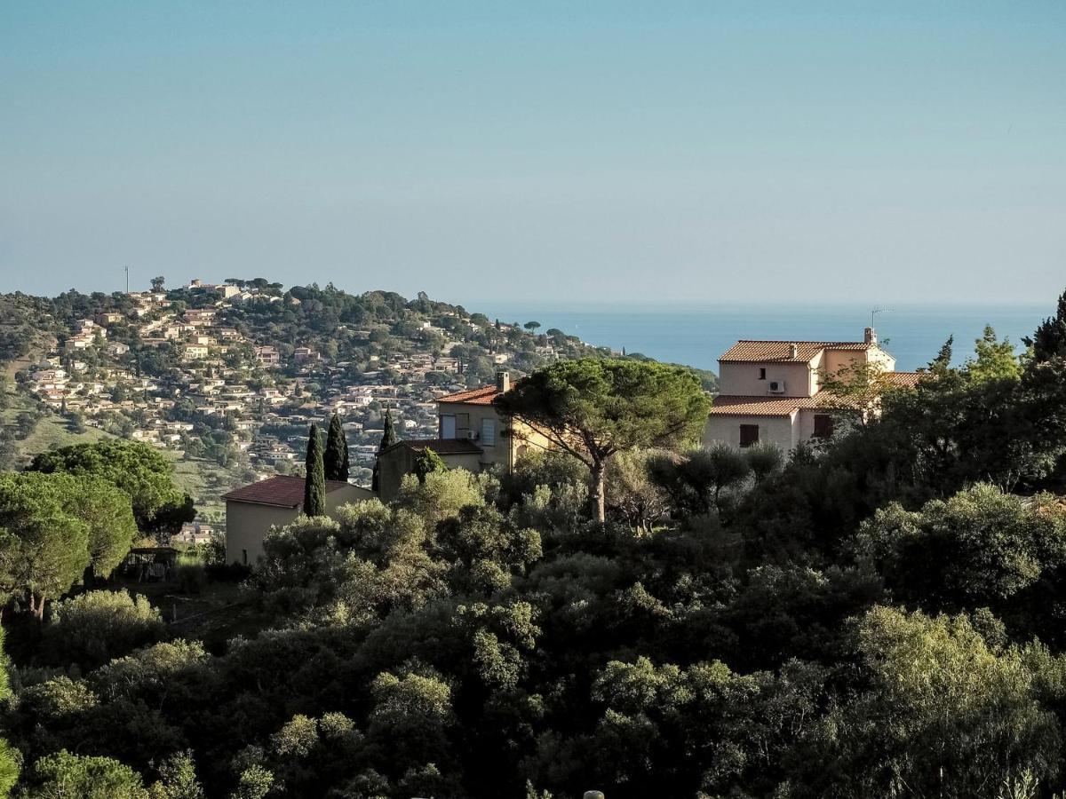 Snug Holiday Home In Bormes Les Mimosas With Pool Exteriör bild